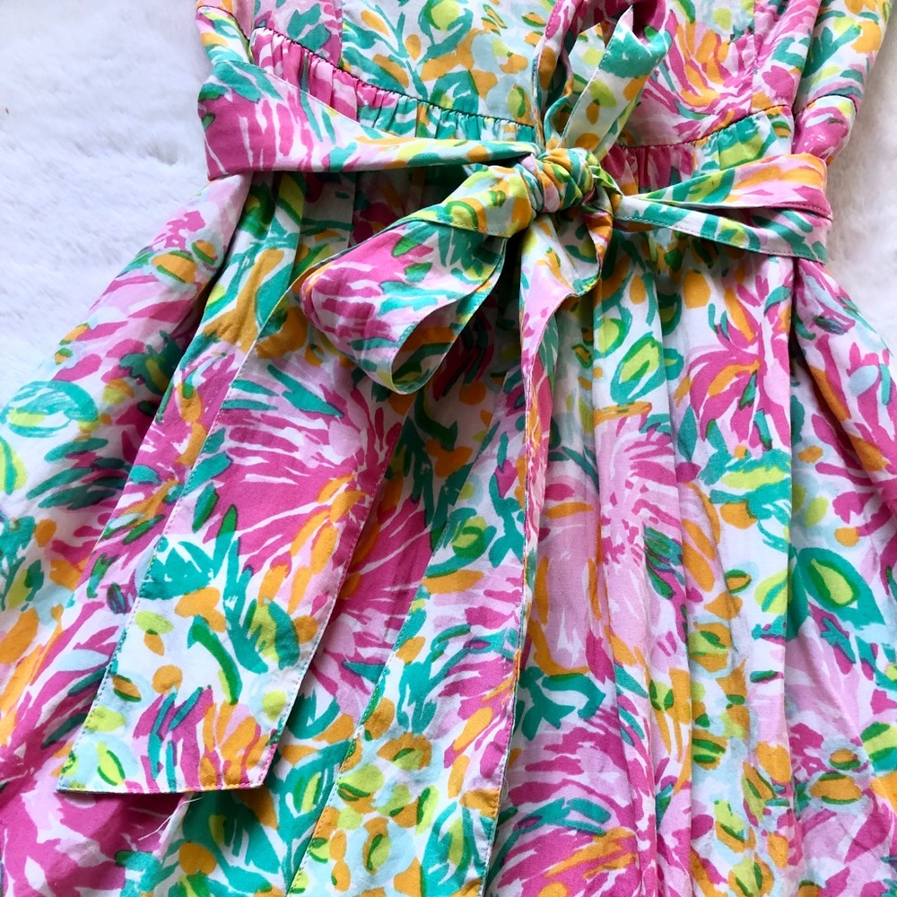 ❌SOLD❌ Lilly Pulitzer floral shirtwaist dress - Picture 2 of 6